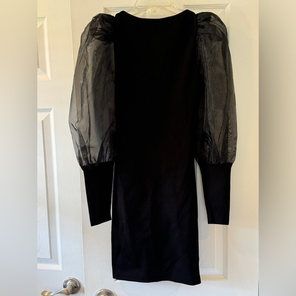 Alice + Olivia Abella Puff Sleeve Mini Dress size small - Picture 5 of 9